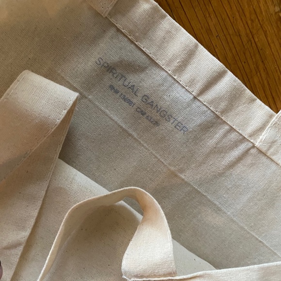 Brand New (without tags) Spiritual Gangster grateful print tote bag - Picture 4 of 4